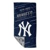 Yankees OFFICIAL MLB "Splitter" Beach Towel & Mesh Bag Set;  32" x 64"